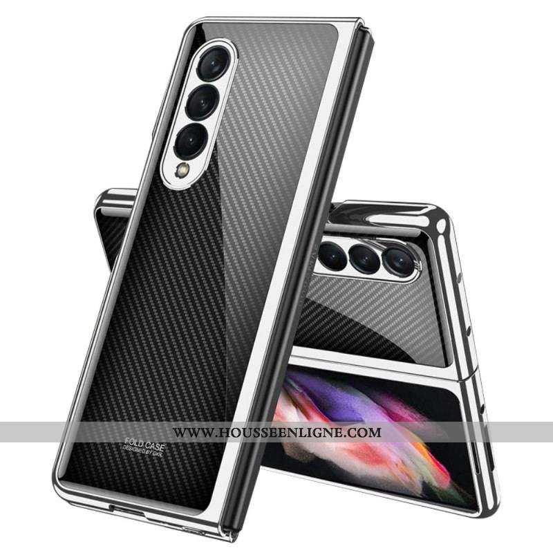 Coque Samsung Galaxy Z Fold 3 5G Verre Trempé Fibre Carbone GKK