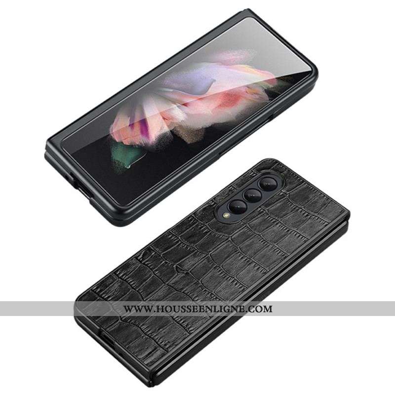 Coque Samsung Galaxy Z Fold 4 Croco Chic