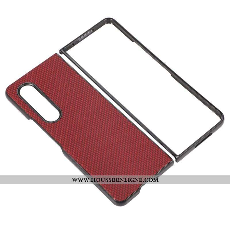 Coque Samsung Galaxy Z Fold 4 Fibre de Carbone