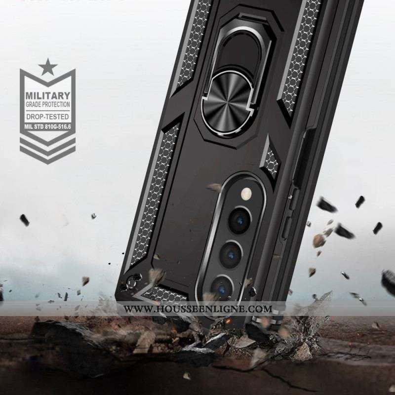 Coque Samsung Galaxy Z Fold 4 Military Grade avec Anneau