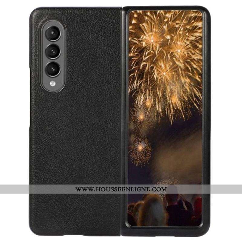 Coque Samsung Galaxy Z Fold 4 Simili Cuir Classique