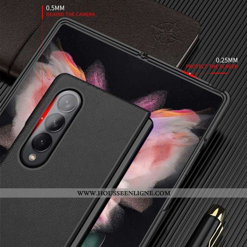 Coque Samsung Galaxy Z Fold 4 Texture Tissée