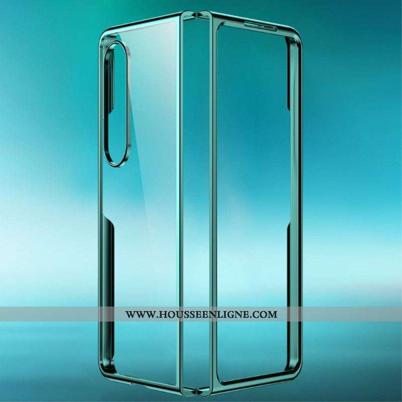 Coque Samsung Galaxy Z Fold 4 Transparente Métallisée