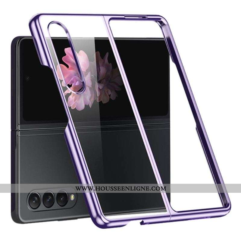 Coque Samsung Galaxy Z Fold 4 Transparente Métallisée