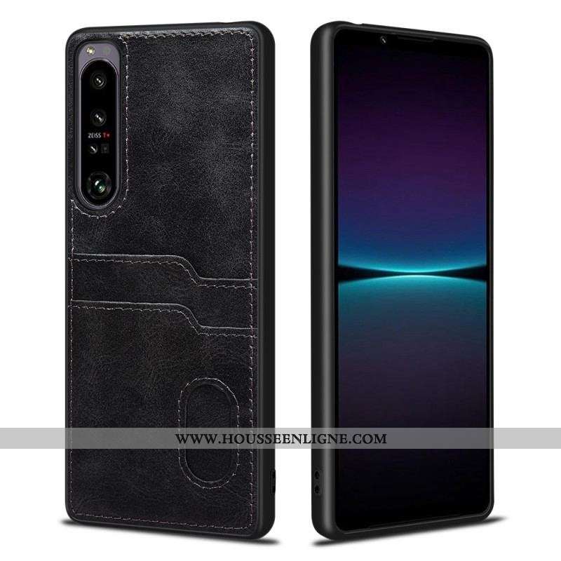 Coque Sony Xperia 1 IV Double Porte-Cartes