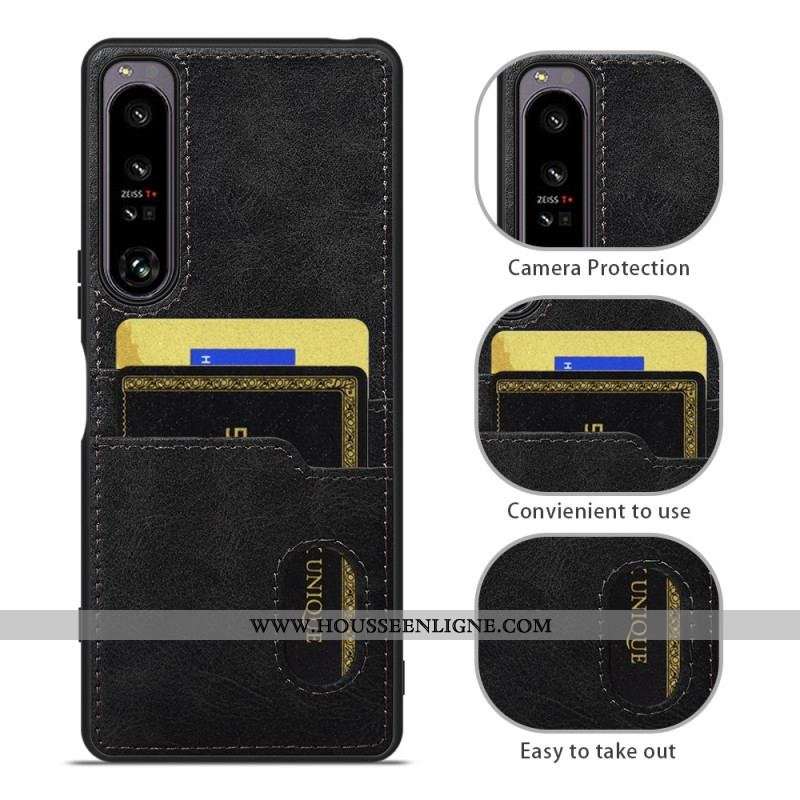 Coque Sony Xperia 1 IV Double Porte-Cartes