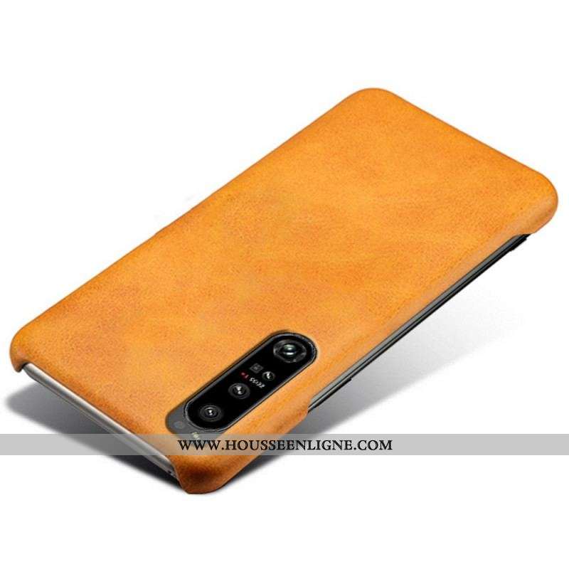 Coque Sony Xperia 1 IV Effet Cuir