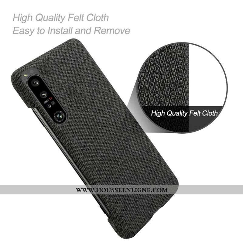 Coque Sony Xperia 1 IV Tissu