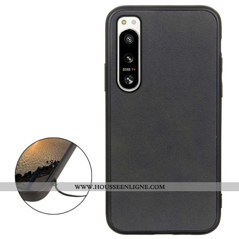 Coque Sony Xperia 5 IV Effet Cuir