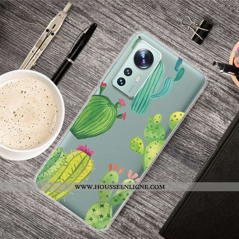 Coque  Xiaomi 12 / 12X  Cactus Aquarelle