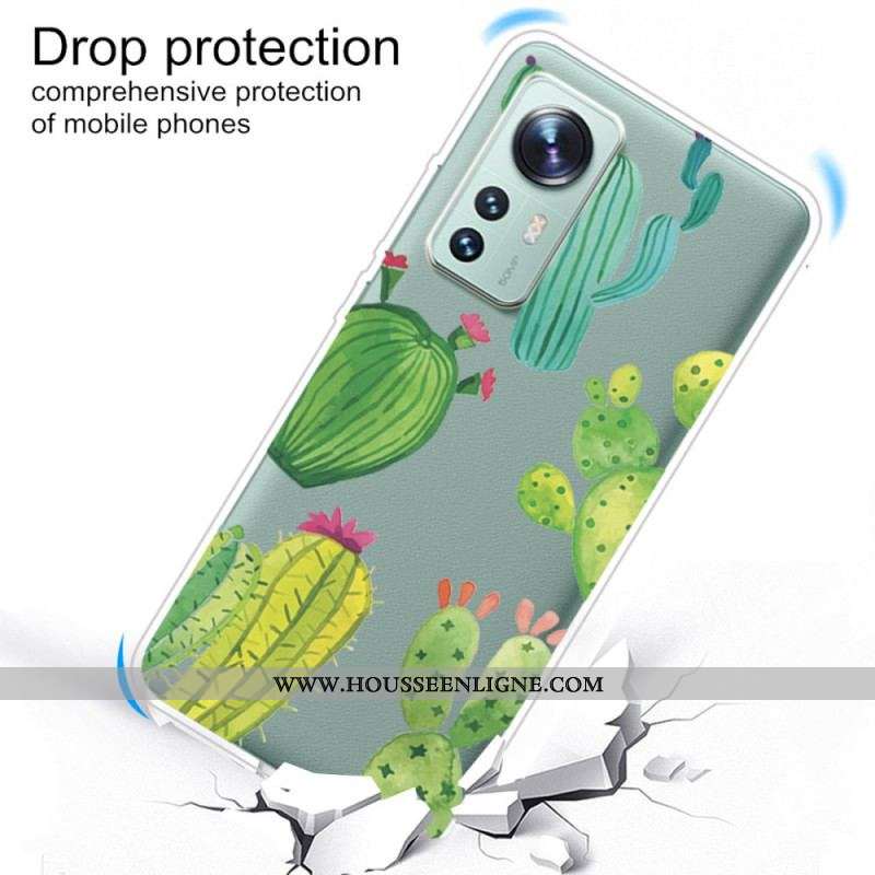 Coque  Xiaomi 12 / 12X  Cactus Aquarelle