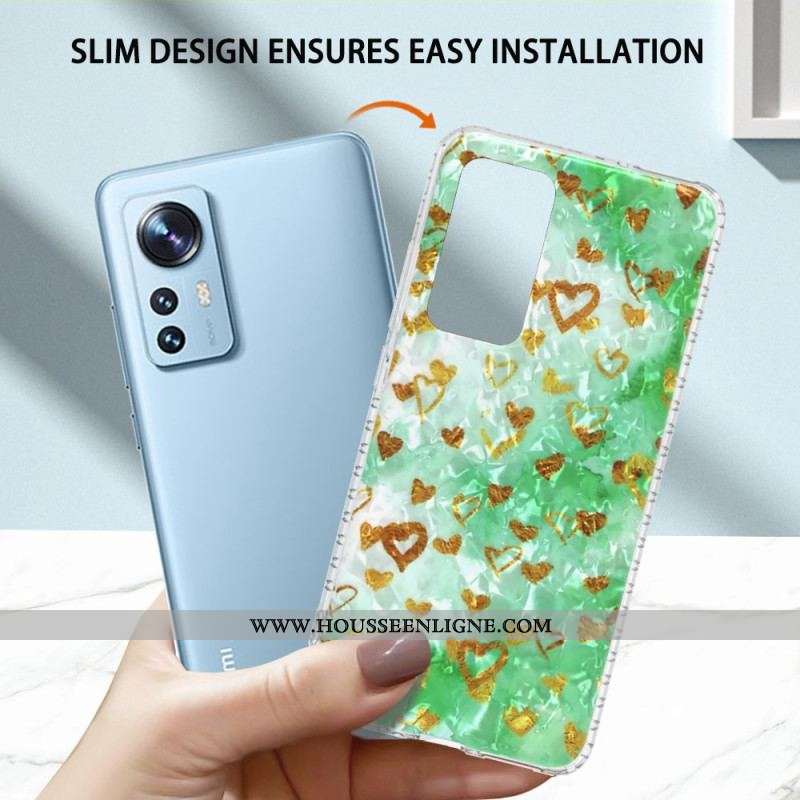 Coque Xiaomi 12 / 12X Coeurs Stylés