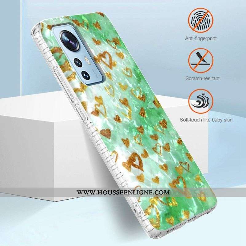 Coque Xiaomi 12 / 12X Coeurs Stylés