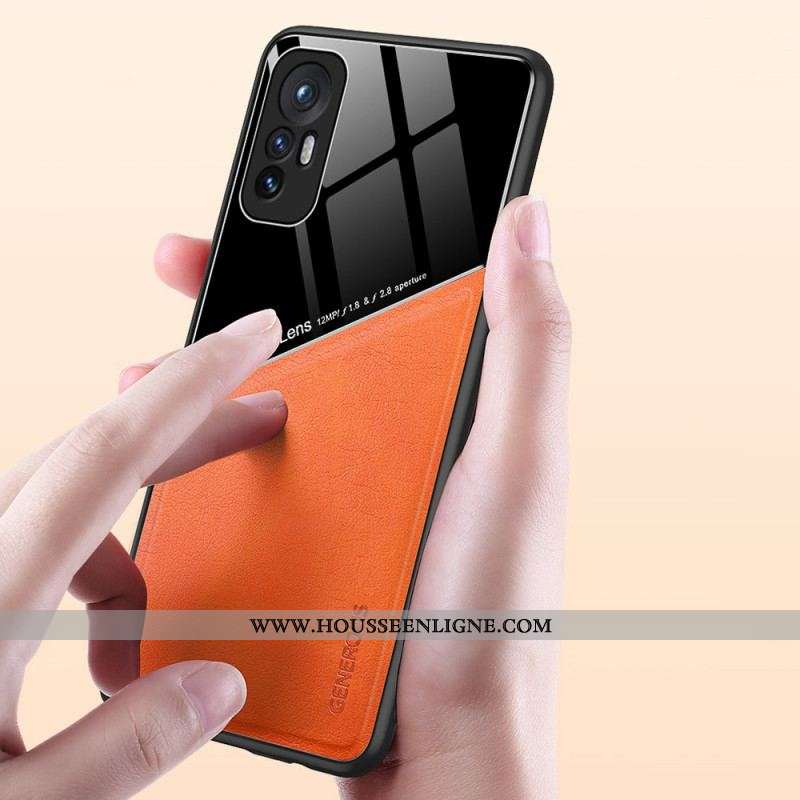 Coque  Xiaomi 12 / 12X  Effet Cuir Magnétique