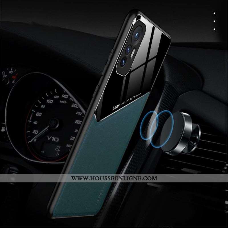 Coque  Xiaomi 12 / 12X  Effet Cuir Magnétique