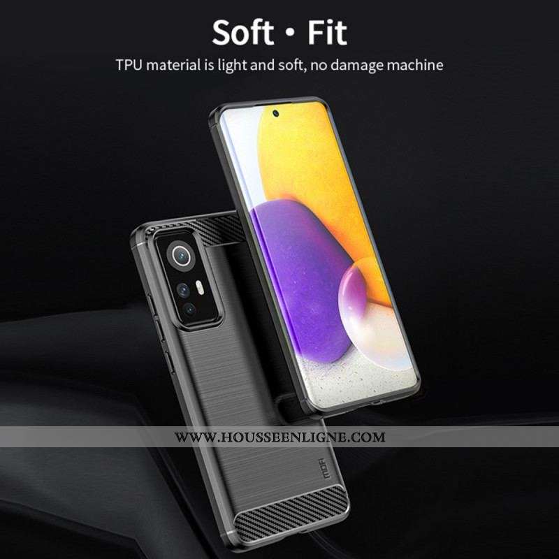 Coque  Xiaomi 12 / 12X  Fibre Carbone Brossée MOFI