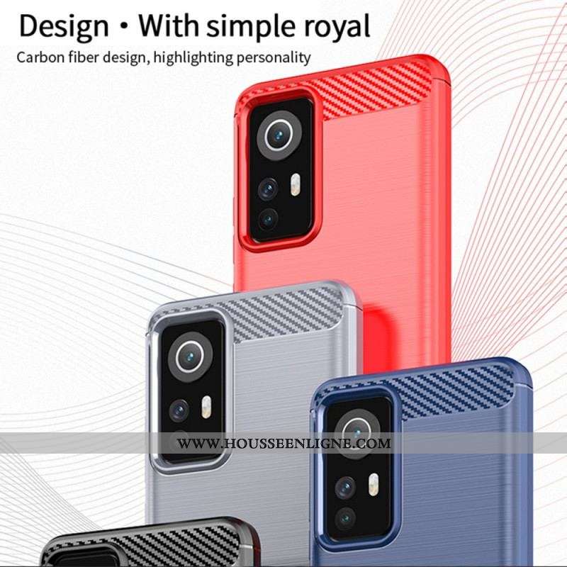 Coque  Xiaomi 12 / 12X  Fibre Carbone Brossée MOFI