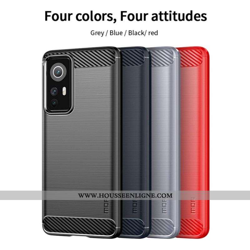 Coque  Xiaomi 12 / 12X  Fibre Carbone Brossée MOFI