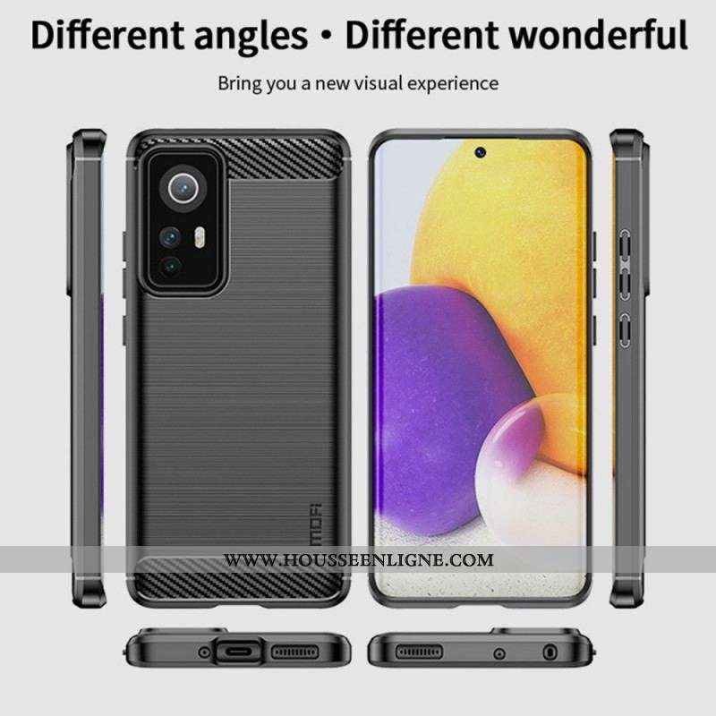 Coque  Xiaomi 12 / 12X  Fibre Carbone Brossée MOFI