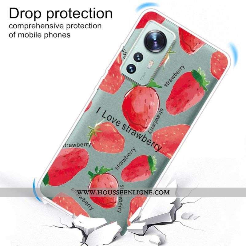 Coque  Xiaomi 12 / 12X  Fraises