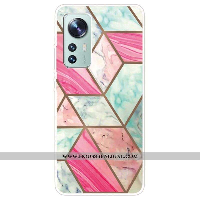 Coque  Xiaomi 12 / 12X  Marbre Géométrique Variable