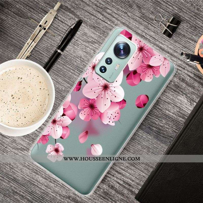 Coque  Xiaomi 12 / 12X  Petites Fleurs Roses