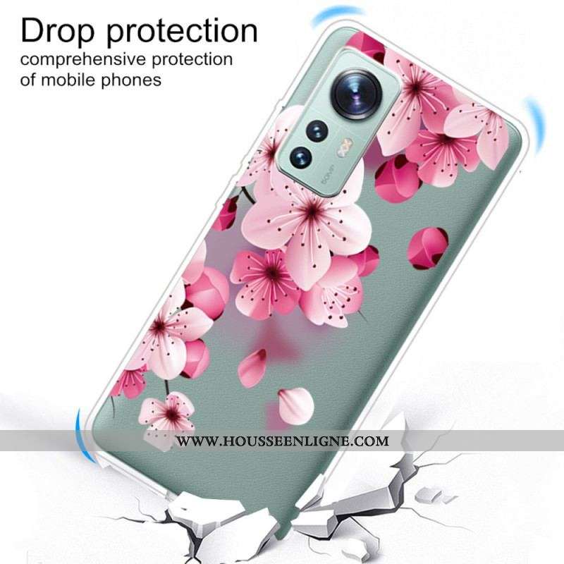 Coque  Xiaomi 12 / 12X  Petites Fleurs Roses