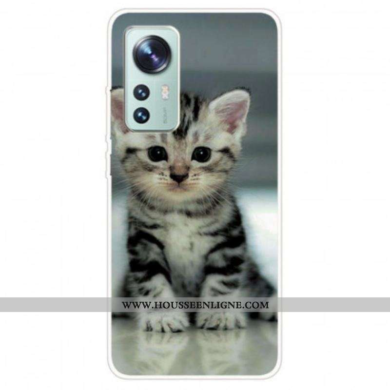 Coque  Xiaomi 12 / 12X  Silicone Chaton