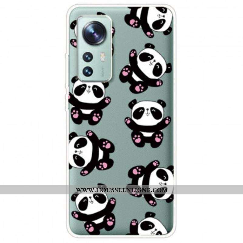 Coque  Xiaomi 12 / 12X  Top Pandas Fun