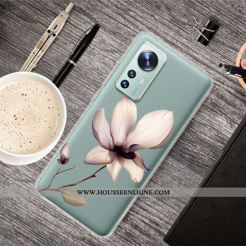 Coque  Xiaomi 12 / 12X  Transparente Une Fleur