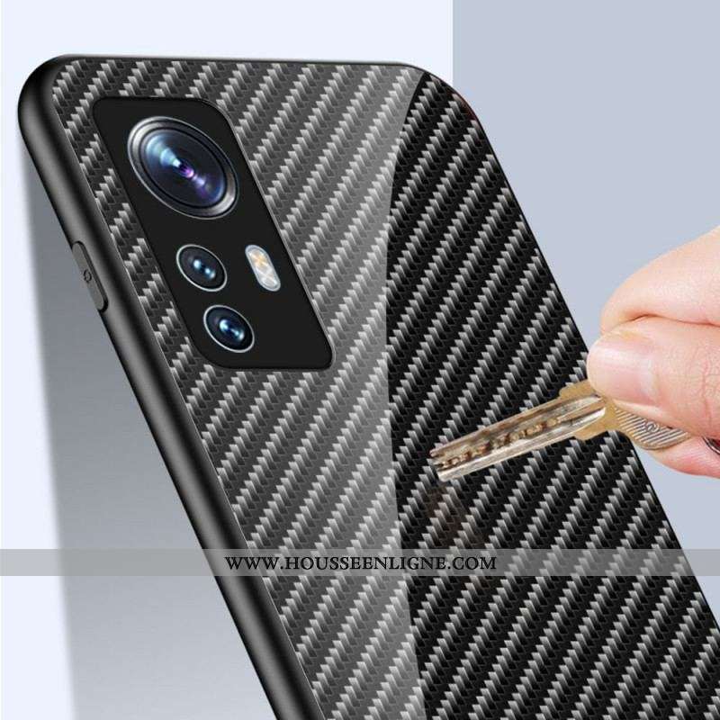 Coque  Xiaomi 12 / 12X Verre Trempé Fibre Carbone