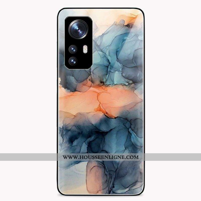 Coque  Xiaomi 12 / 12X  Verre Trempé Marbre Aquarelle