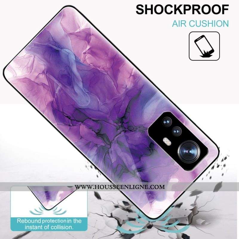 Coque  Xiaomi 12 / 12X  Verre Trempé Marbre Aquarelle