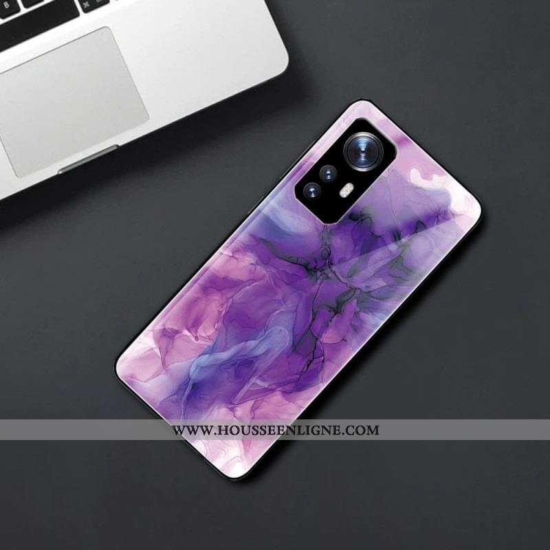 Coque  Xiaomi 12 / 12X  Verre Trempé Marbre Aquarelle