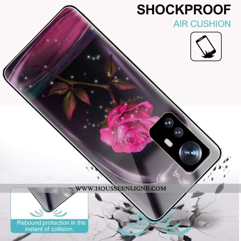 Coque  Xiaomi 12 / 12X  Verre Trempé Rose Magique