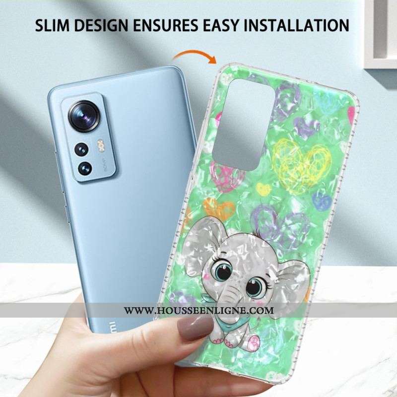 Coque Xiaomi 12 / 12X Éléphant Stylé