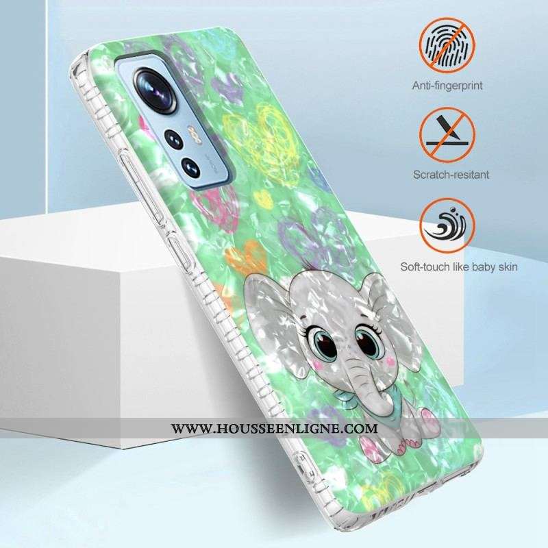 Coque Xiaomi 12 / 12X Éléphant Stylé