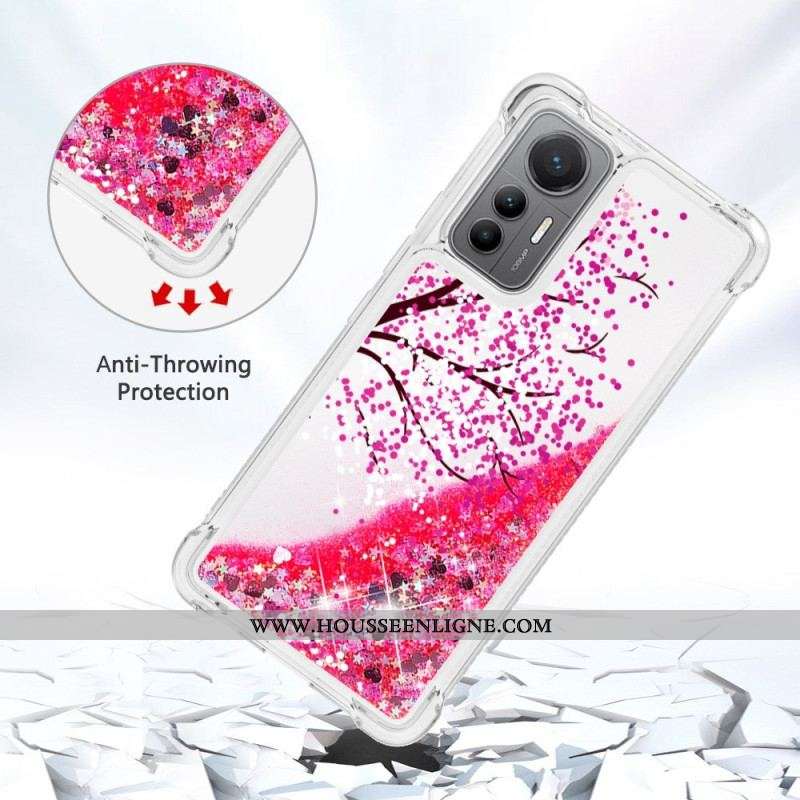 Coque Xiaomi 12 Lite Paillettes Arbre