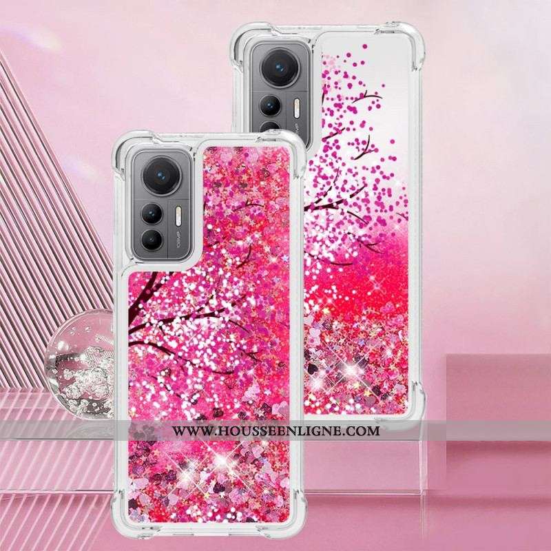 Coque Xiaomi 12 Lite Paillettes Arbre