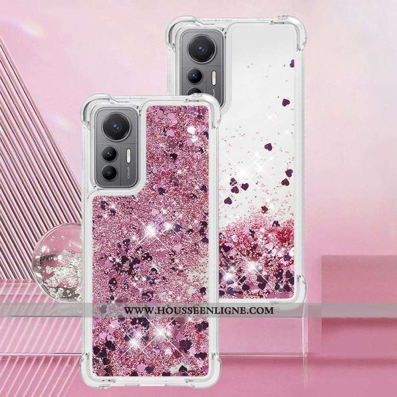 Coque Xiaomi 12 Lite Paillettes Colorées