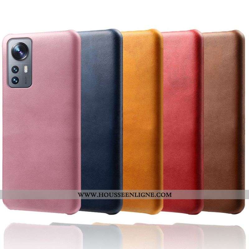 Coque Xiaomi 12 Pro Effet Cuir