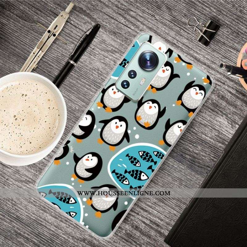 Coque Xiaomi 12 Pro Pingouins