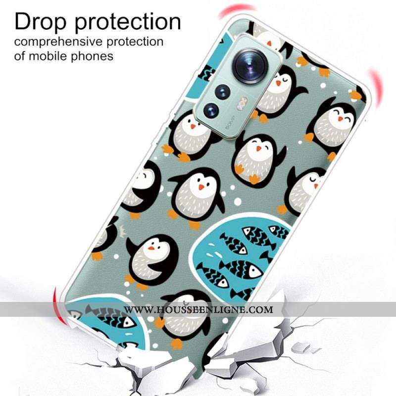 Coque Xiaomi 12 Pro Pingouins