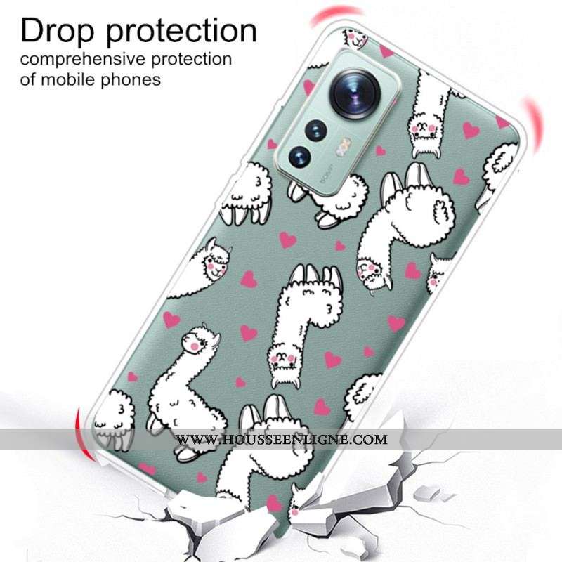 Coque Xiaomi 12 Pro Silicone Que des Lamas