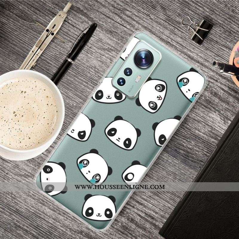 Coque Xiaomi 12 Pro Têtes de Pandas