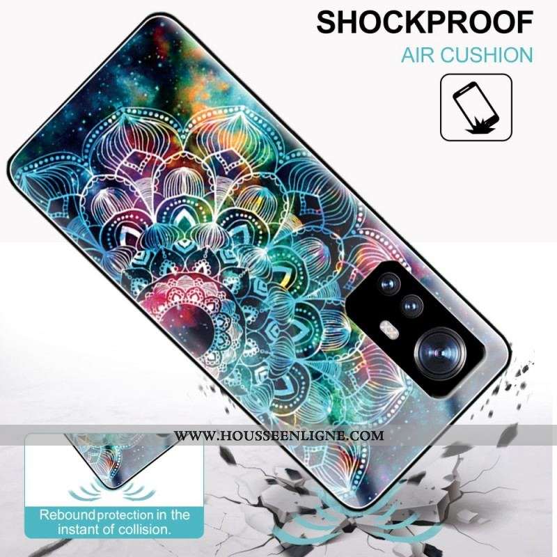 Coque Xiaomi 12 Pro Verre Trempé Mandala