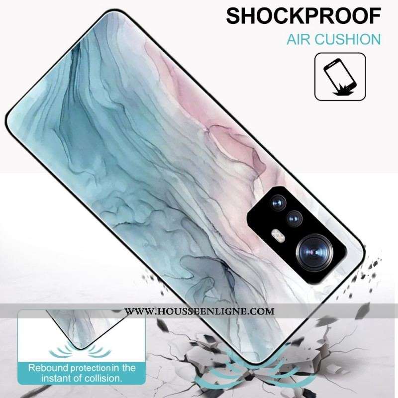 Coque Xiaomi 12 Pro Verre Trempé Marbre Coloré