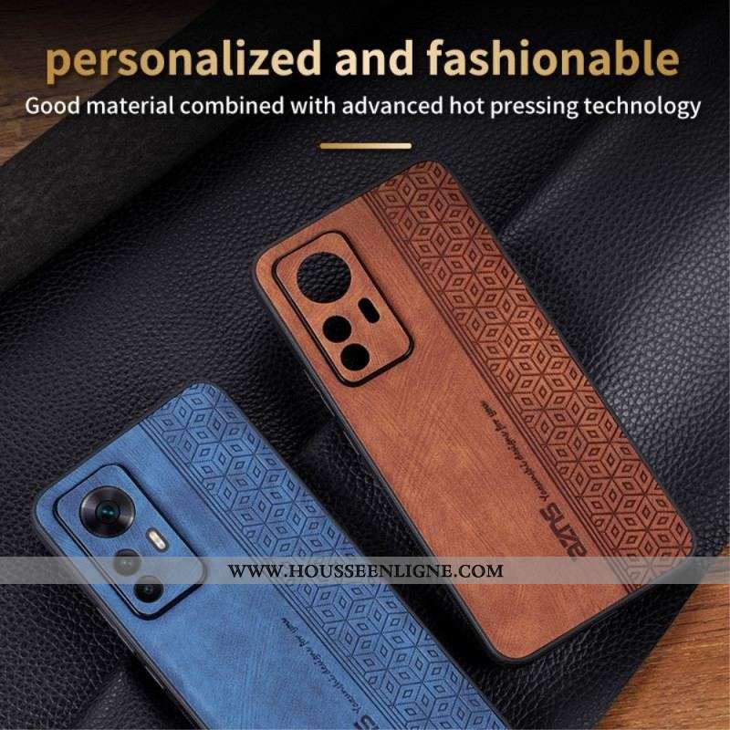 Coque Xiaomi 12T / 12T Pro Effet Cuir AZNS