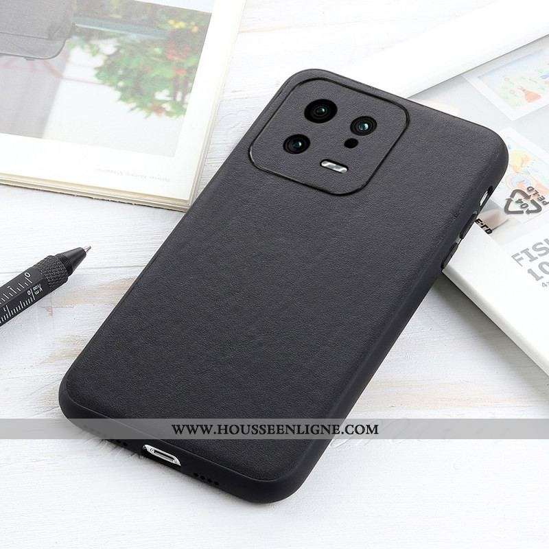 Coque Xiaomi 13 Cuir Véritable