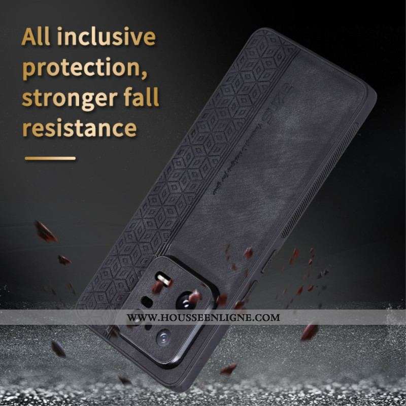 Coque Xiaomi 13 Effet Cuir AZNS